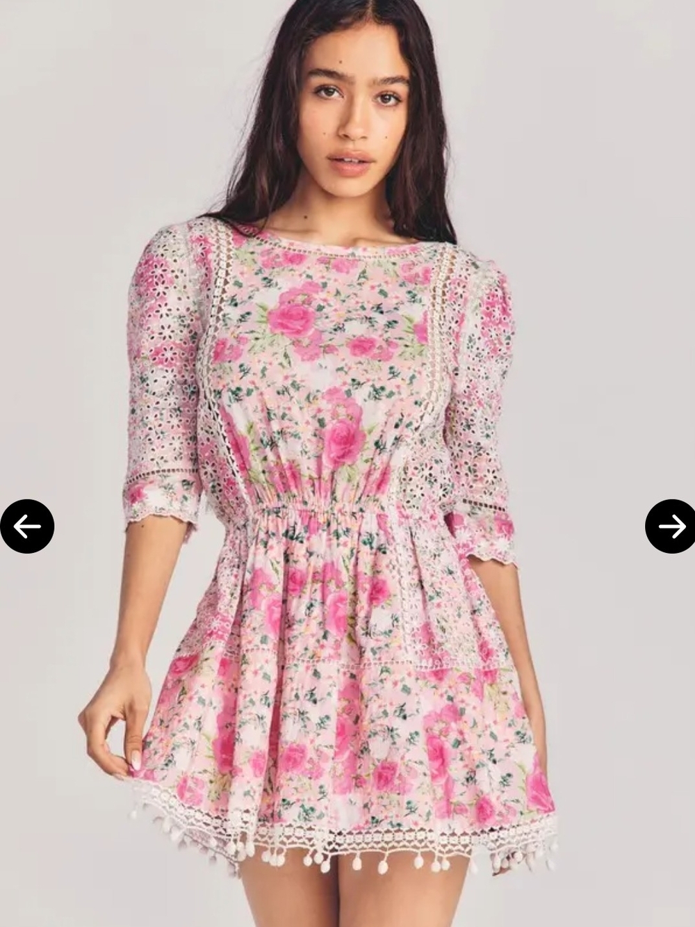 Novalie Dress in Magenta Flower Fields
LoveShackFancy